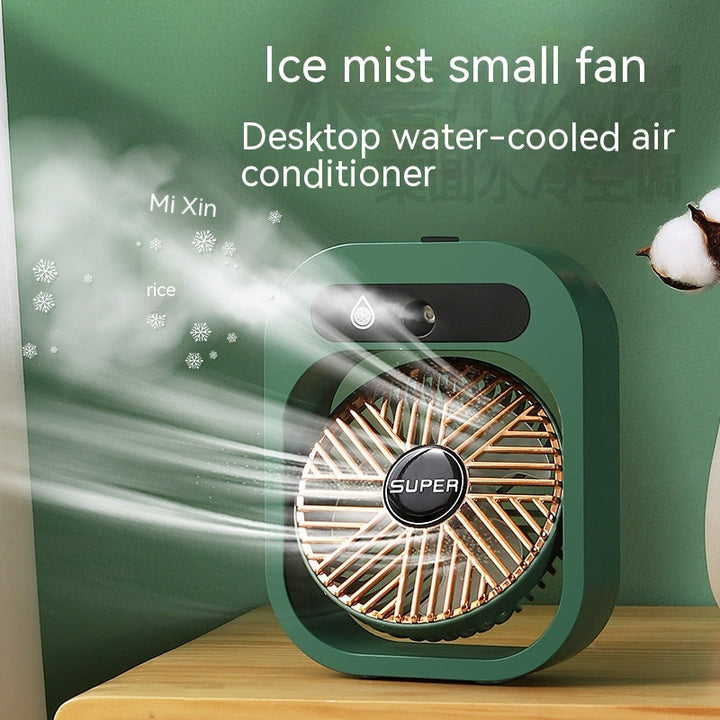 Air Conditioning Fan Desk Misting 