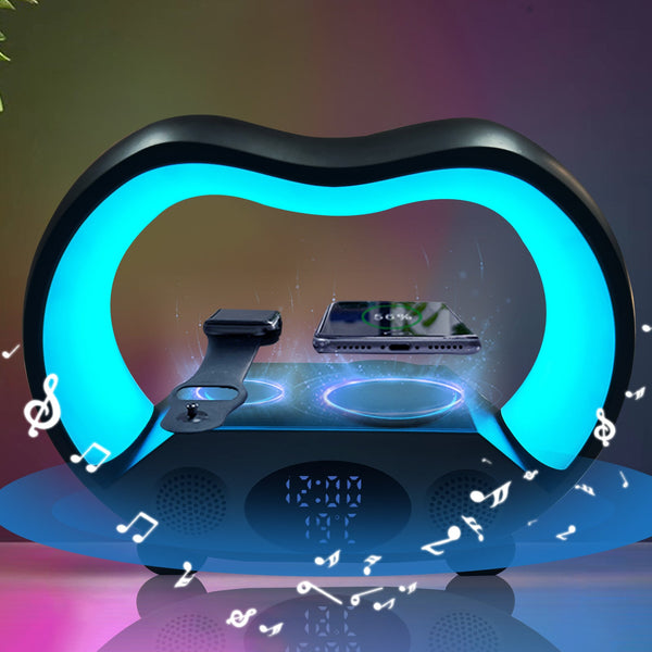 Remote Control, Bluetooth Speaker, Wireless Charger, Night Light &