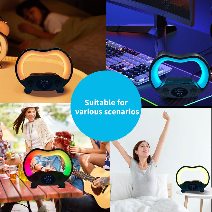 Remote Control, Bluetooth Speaker, Wireless Charger, Night Light &